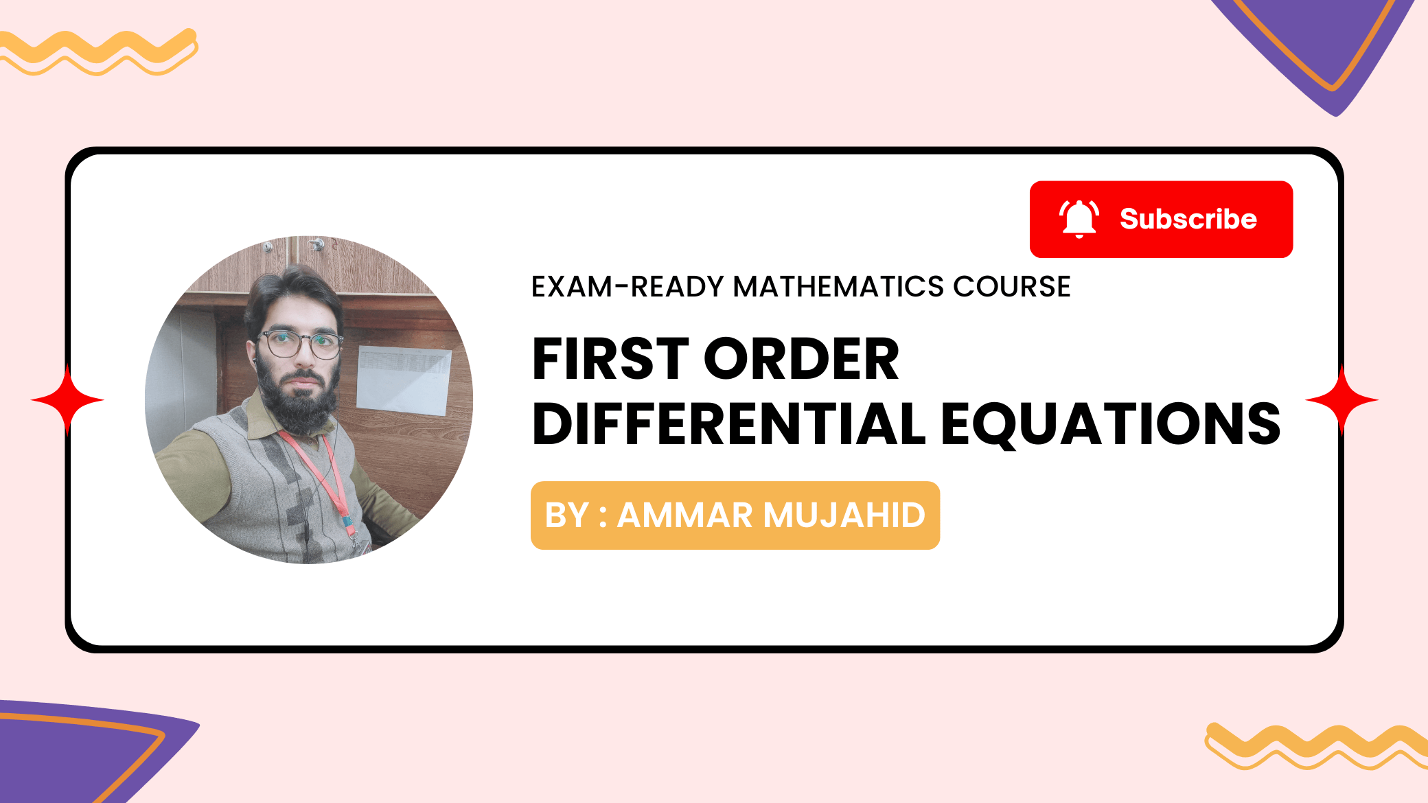 First Order Differential Equations